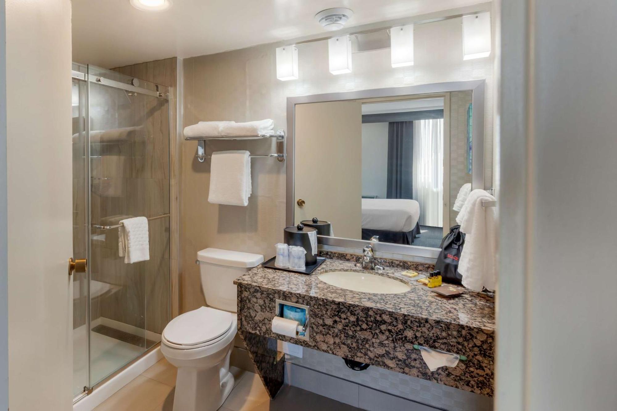 Suite mit Kingsize-Bett und Whirlpool